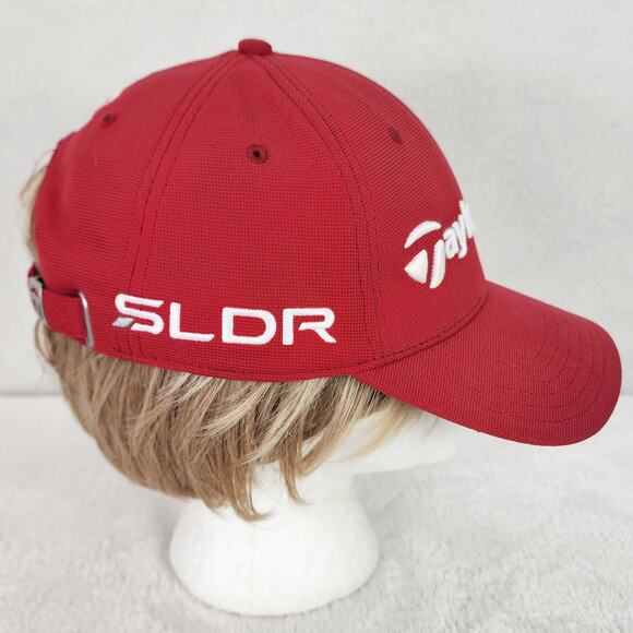 TaylorMade SLDR Tour Preferred Red White Golf Baseball Cap. EUC. One size - Picture 3 of 10